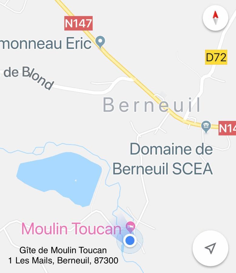 Gite Du Moulin Toucan Berneuil  Экстерьер фото